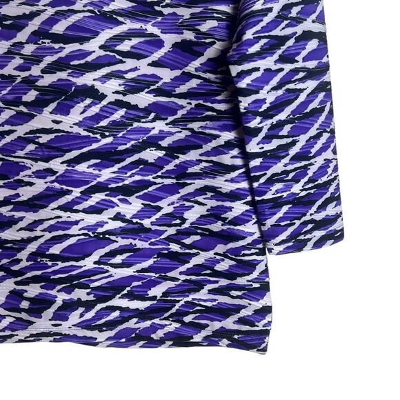 3 for $30! Unbranded purple textured shirt - Picture 4 of 6